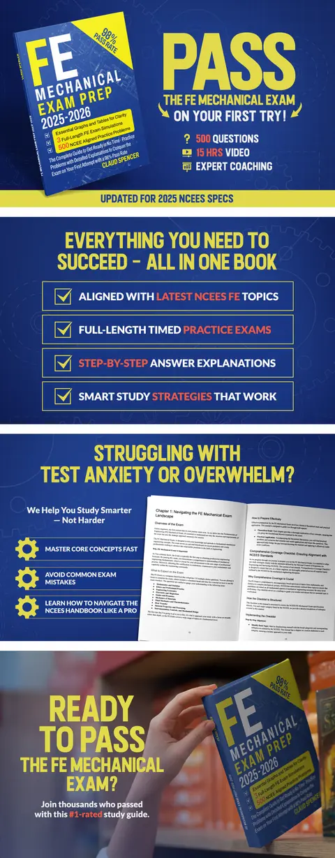 FE Mechanical Exam Prep A+ Content preview