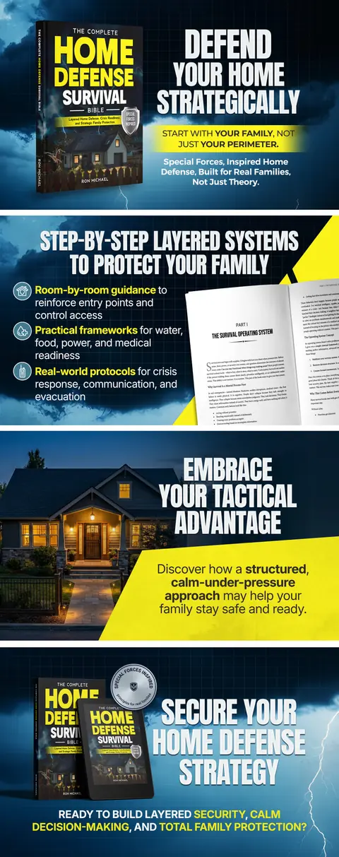 Home Defense Survival Bible A+ Content preview