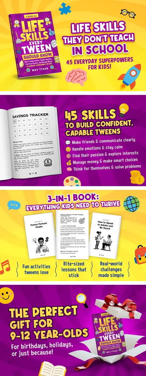 Life Skills for Tweens A+ Content preview